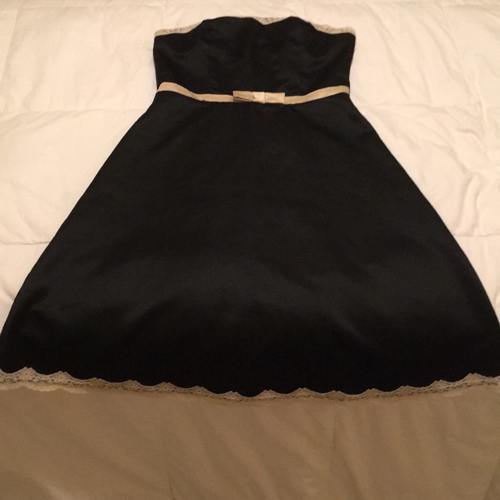 Black Strapless Dress